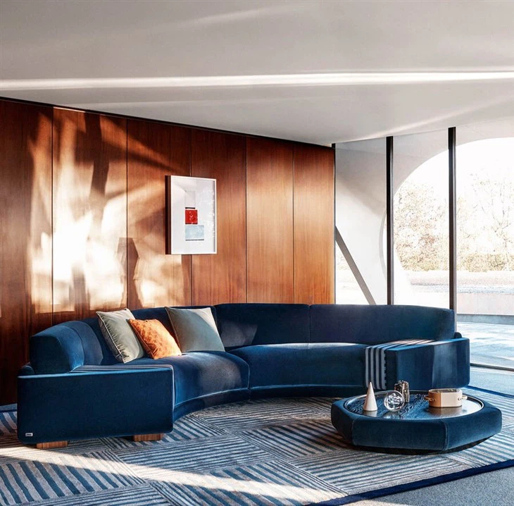 Blue Designer Sofa